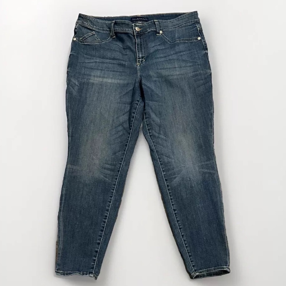 Rock & Republic Jeans Women’s Kashmiere Skinny Stretch Size 20W Plus Boho Denim